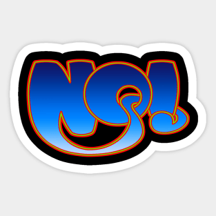 Yes? NO! Sticker